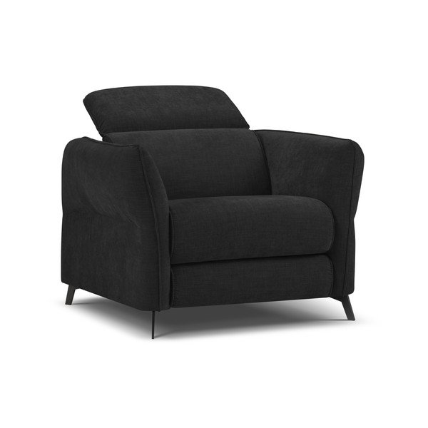 Черен фотьойл Hubble - Windsor & Co Sofas-image-2