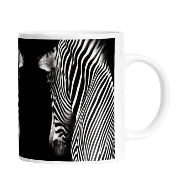 Hrnek Black Shake Zebra Stripes, 330 ml
