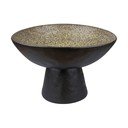 Черна/бежова глинена купа ø 31,5 cm By Hand  – Mette Ditmer Denmark