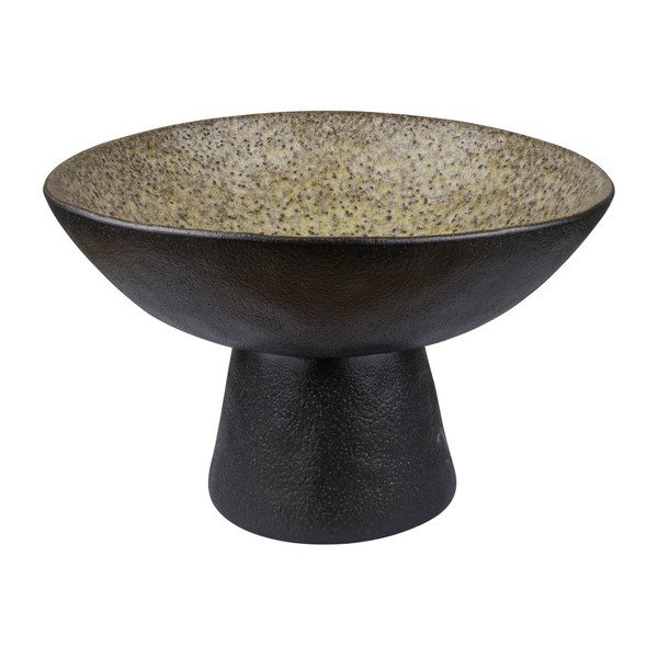 Черна/бежова глинена купа ø 31,5 cm By Hand  – Mette Ditmer Denmark