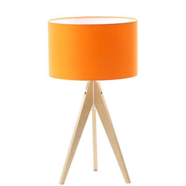 Stolní lampa Artist Orange/Birch, 40x33 cm