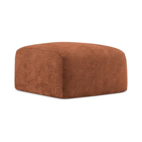 Теракотена шенилова табуретка Leila – Makamii-image-3