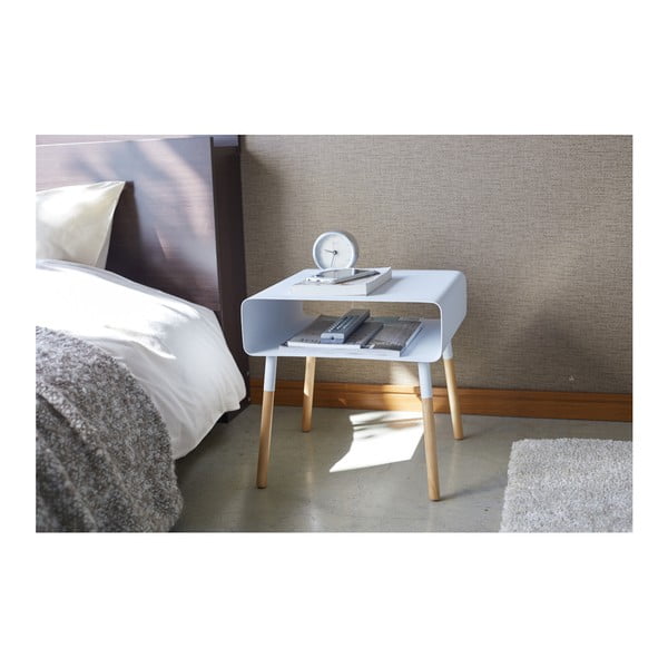 Бяла масичка за кафе , височина 35 cm Plain - YAMAZAKI-image-4