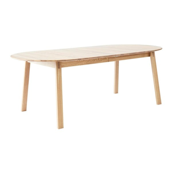 Сгъваема трапезна маса от масивен дъб в естествен цвят 100x220 cm Amalfi – Hammel Furniture