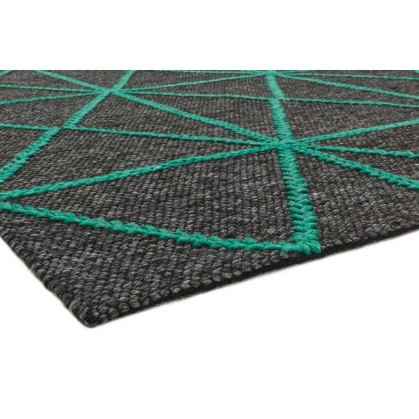 Černo-zelený koberec Asiatic Carpets Prism, 120 x 170 cm-image-3