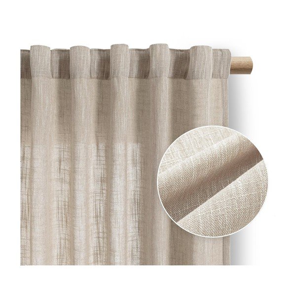 Бежово перде 140x270 cm Valeta – Restilo