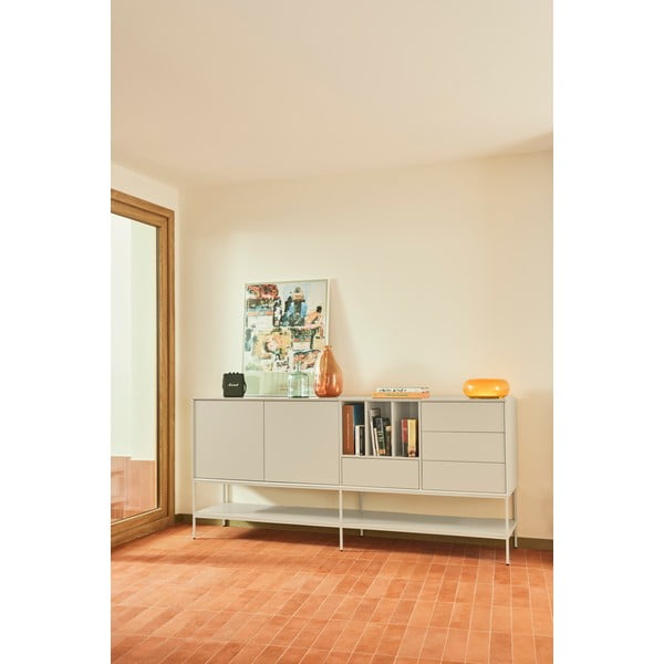 Кремав скрин 220x98x45 cm Platt – Teulat-image-1