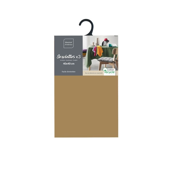 Салфетки в комплект от 3 бр. 40x40 cm Mistral – douceur d'intérieur-image-1