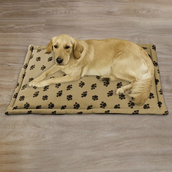 Светлокафяво памучно легло за кучета 60x90 cm - Maximex-image-1