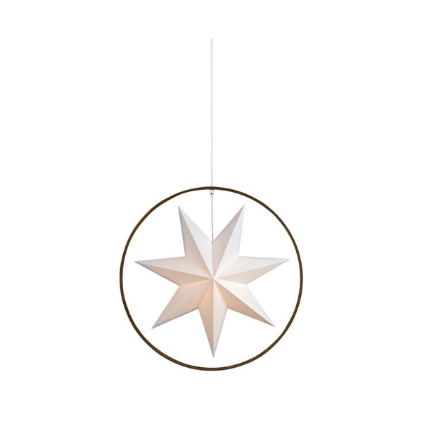 Бяло-сива светлинна декорация ø 50 cm Speranza – Markslöjd