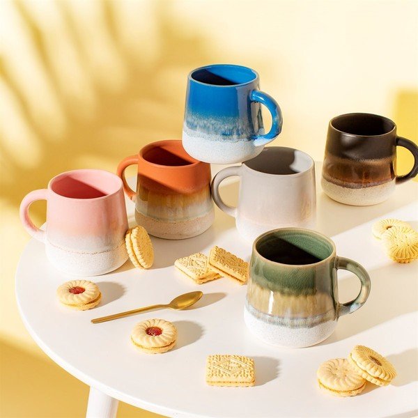 Зелена чаша от керамика , 450 ml Mojave - Sass & Belle-image-2