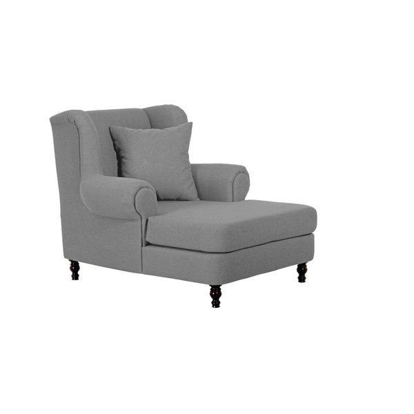 Šedé křeslo ušák Max Winzer Mareille Gray-image-3