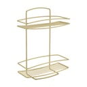 Стоманен рафт за баня в златисто Onda – Metaltex