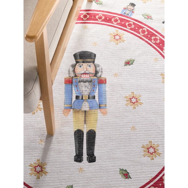 Червен  кръгъл килим с коледен мотив ø 160 cm Toy's Delight Nutcracker – Villeroy&Boch-image-2