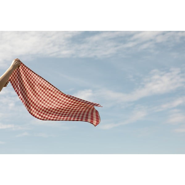Покривка за маса Red Vichy, 140 x 140 cm - Really Nice Things-image-3