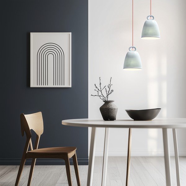 Син детски полилей с керамичен абажур Sewilla – Candellux Lighting-image-1