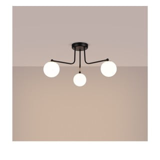 Черно-бяло осветително тяло за таван Beam – Nice Lamps