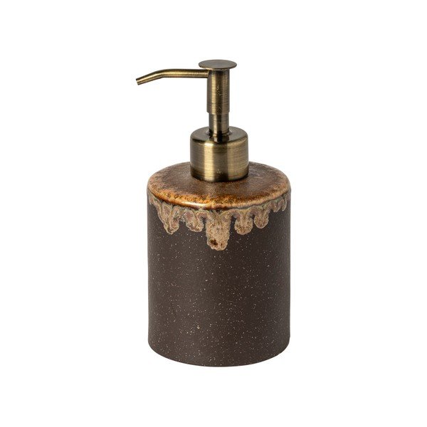 Кафяв глинен диспенсер за сапун Poterie Bath – Casafina