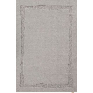 Сив вълнен килим 160x230 cm Morphic Rocca – Agnella