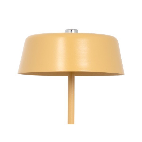 Метална LED настолна лампа в цвят жълта охра (височина 22,5 cm) Elemental LED – Leitmotiv-image-4