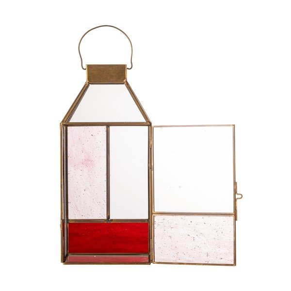 Стъклен фенер (височина 34 cm) Drew – Bloomingville-image-3