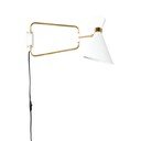 Бяла стенна лампа Shady - Zuiver