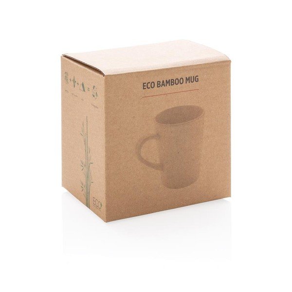 Бяла бамбукова чаша XD Collection, 360 ml - XD Collection-image-4