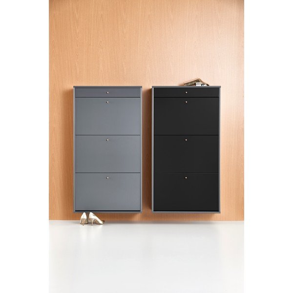 Сива закачалка за обувки с панти Mistral - Hammel Furniture-image-4