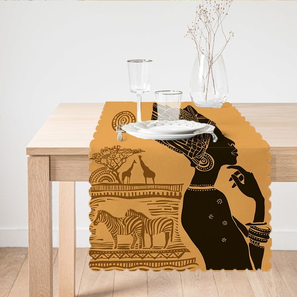 Бягаща кърпа за маса "Африканка", 45 x 140 cm - Minimalist Cushion Covers