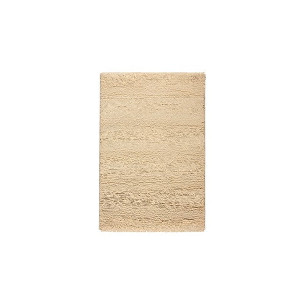 Vlněný koberec Pradera, 140x200 cm, krémový