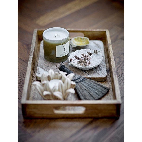 Декоративен мраморен поднос 20x20 cm Gabrielle - Bloomingville-image-1