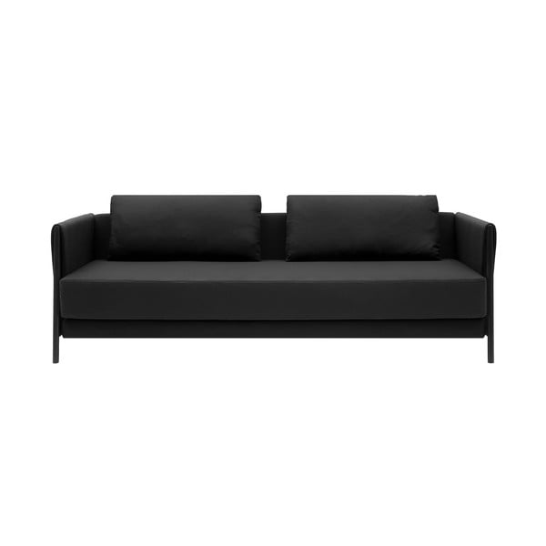 Черен разтегателен диван Madison - Softline