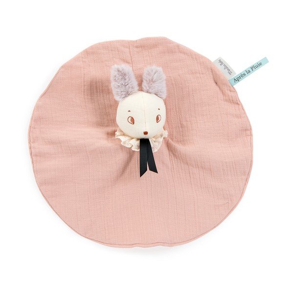 Розова подложка за спане Mouse Brume - Moulin Roty-image-1