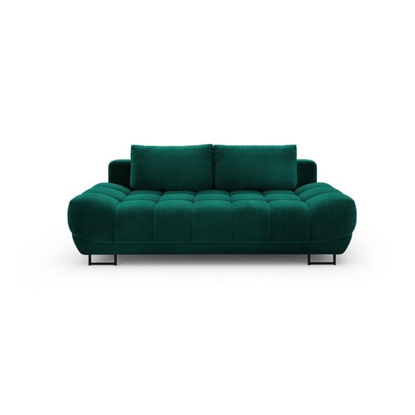 Светлозелен триместен разтегателен диван с кадифена тапицерия Cirrus - Windsor & Co Sofas