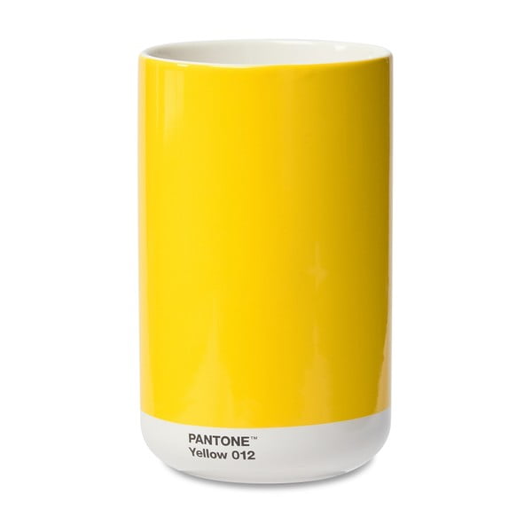 Жълта керамична ваза Yellow 012 – Pantone