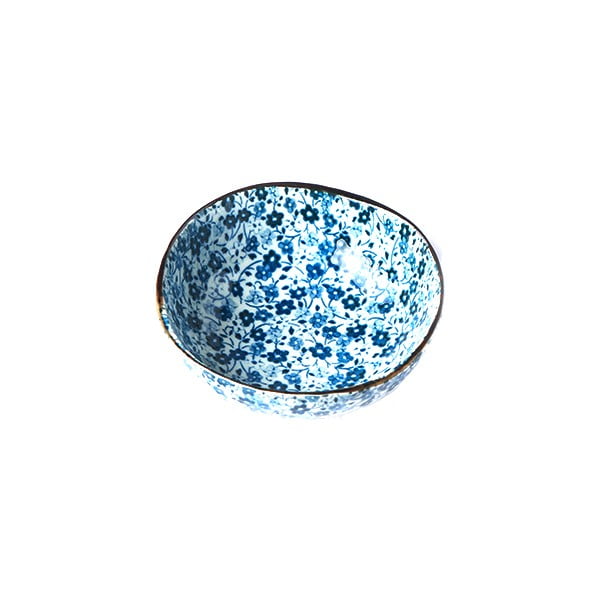 Синя и бяла керамична купа, ø 11 cm Daisy - MIJ