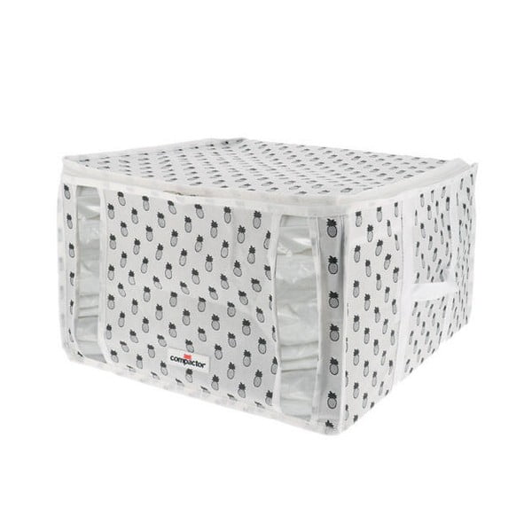 Bílý úložný box Compactor Tropic M, 40 x 42 x 25 cm