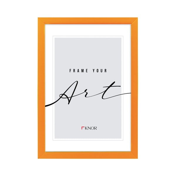 Оранжева стояща/висяща рамка 12x17 cm – knor-image-1