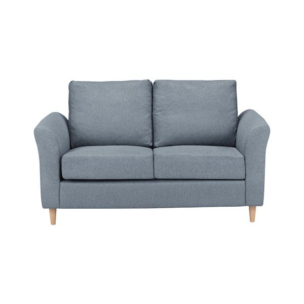 Син двуместен диван Smooth - Kooko Home-image-3