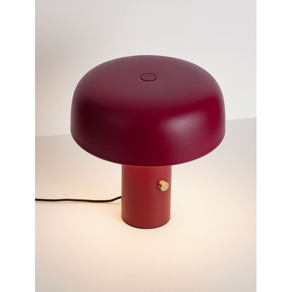 Бордо метална LED затъмняваща се настолна лампа (височина 31 cm) Noelia – Nova Luce-image-4