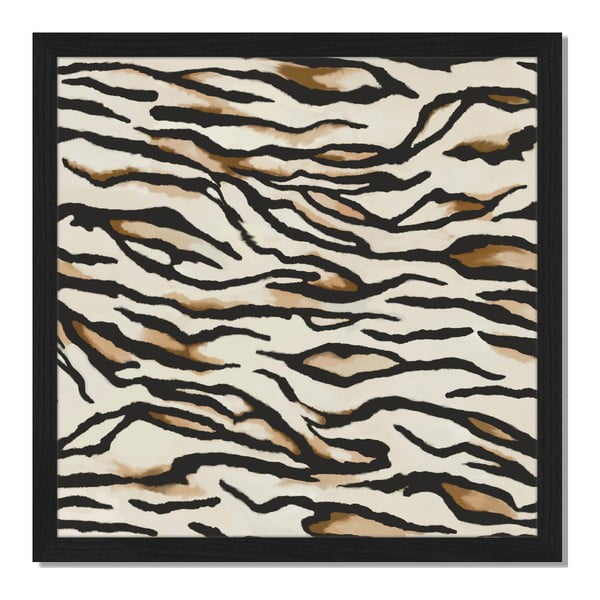 Obraz v rámu Liv Corday Provence Tiger, 40 x 40 cm