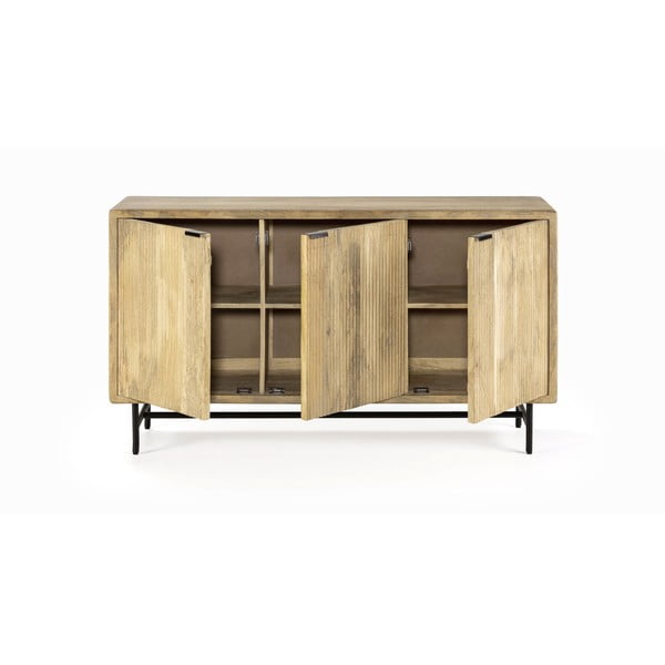 Скрин от масивно манго в естествен цвят 150x85x40 cm Mundra – MOME-image-1