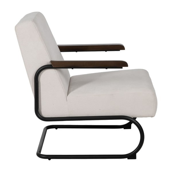 Бежово шенилово кресло Industra – Ixia-image-2