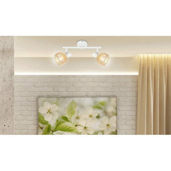 Лампа за таван в бяло-природен цвят ø 10 cm Atarri - Candellux Lighting-image-2