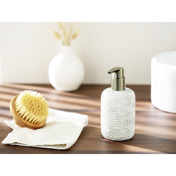 Бял диспенсер за сапун от полиресин 300 ml Montalfano – Wenko-image-3