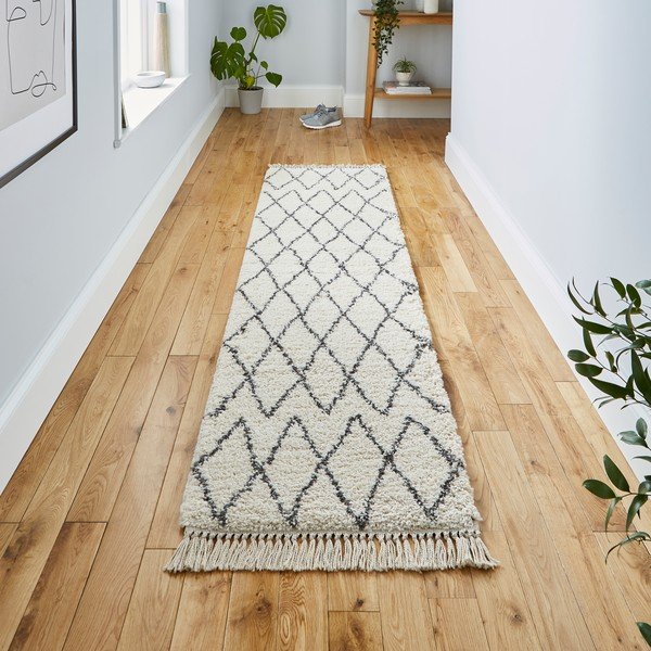 Кремава пътека 60x230 cm Boho – Think Rugs-image-1