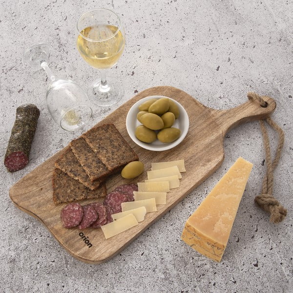 Дървена дъска за рязане за рязане 20x46,5 cm Mango – Orion-image-1