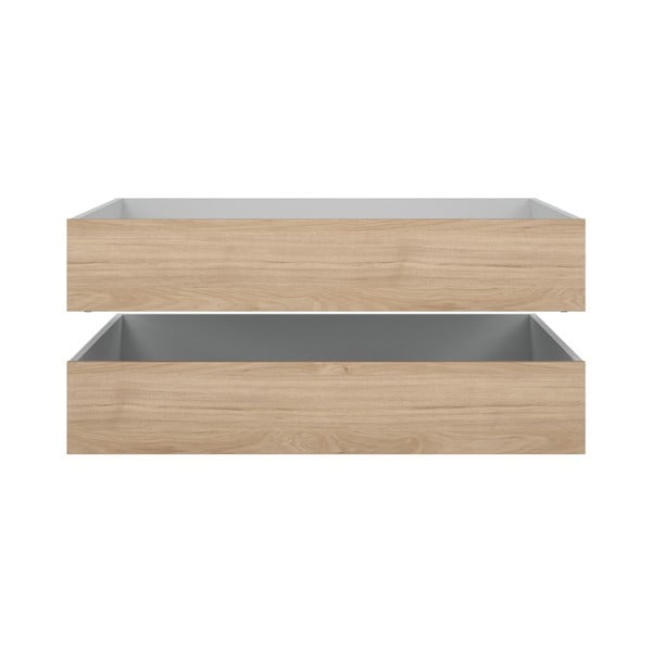 Чекмеджета за под леглото в комплект от 2 бр. в естествен цвят 90x190/140x190 cm Naia – Tvilum-image-2