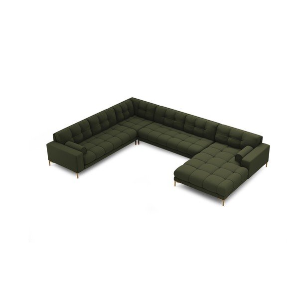 Зелен ъглов диван (ляв ъгъл) Bali – Cosmopolitan Design-image-4