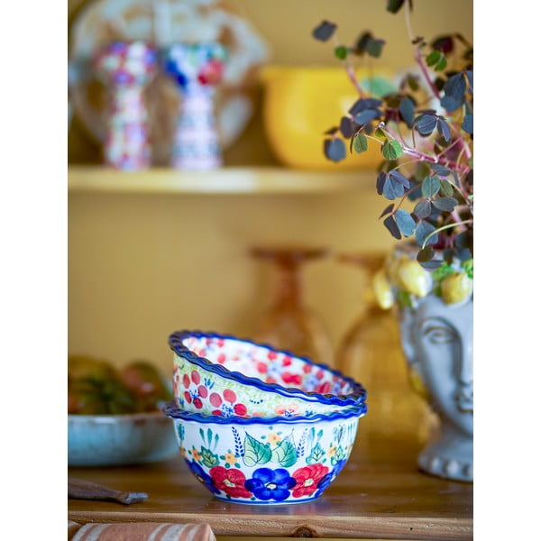 Глинени купички в комплект от за сервиране 2 бр. 380 ml Florist – Bloomingville-image-2